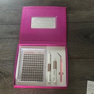 Pink Eyelash Extension Kit